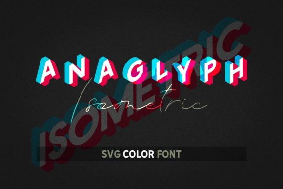 Anaglyph Isometric: A Retro Display Font for Web Design