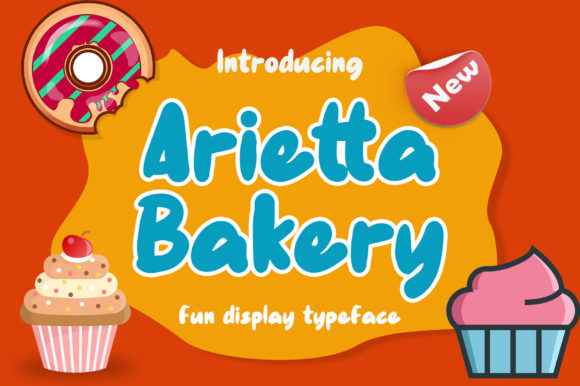 Arietta Bakery: A Playful Display Font for Crafters & Makers