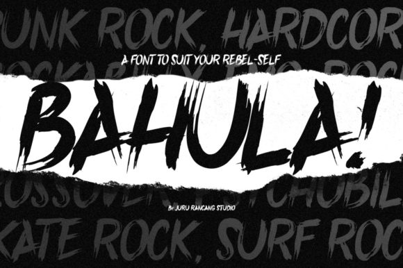 Bahula: A Bold Display Font with Personality