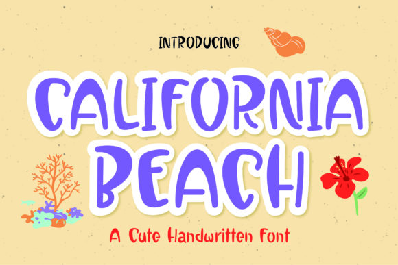 California Beach: A Trendy Display Font for Makers