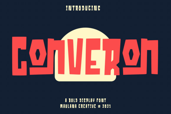 Converon Cubical: A Spooky Display Font for Web Design