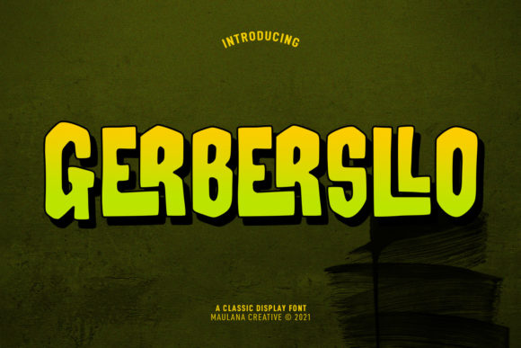 Gerbersllo: The Playful Display Font for Marketers