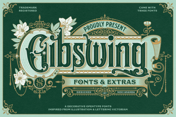 Gibswing: A Bold Display Font for Crafters