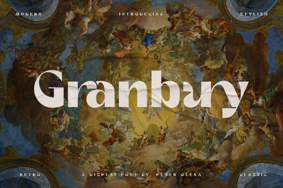 Granbury: A Bold Display Font That Elevates Campaign Visuals