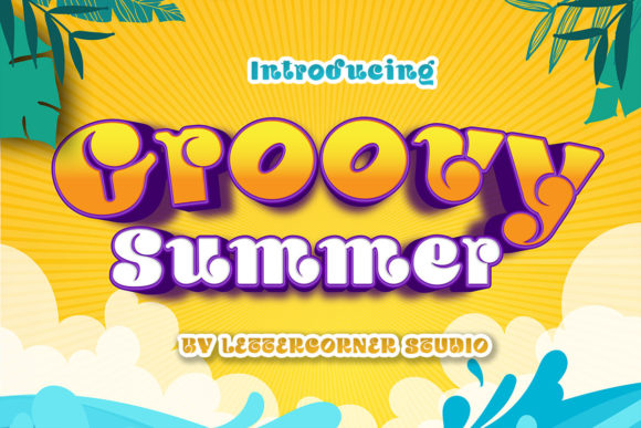 Groovy Summer: A Cheerful Display Font for Joyful Editorial Design