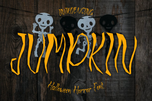 Jumpkin: A Dark Display Font That Elevates Halloween Branding Projects
