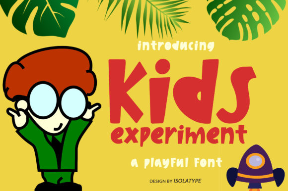 Kids Experiment: A Playful Display Font That Elevates Brand Visuals
