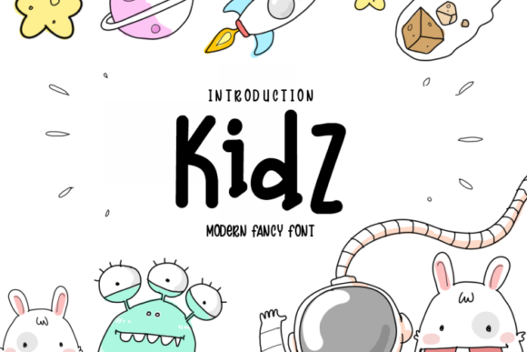 Kidz: A Playful Display Font for Creative Makers and Handmade Sellers