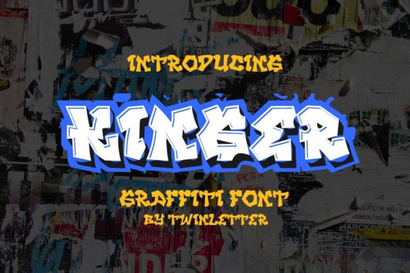 Kinger: A Futuristic Graffiti Display Font Review