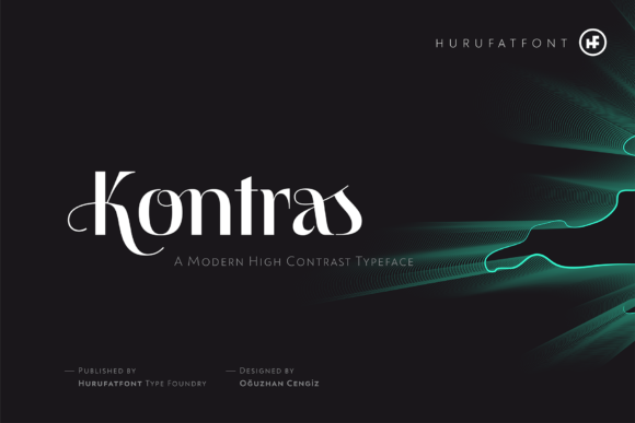 Kontras: A Distinct Display Font for Bold Branding