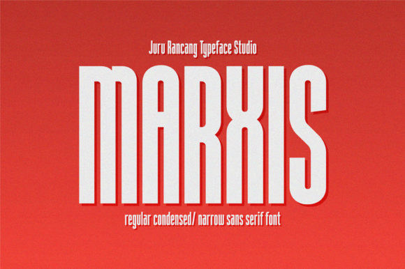 Marxis: A Bold Display Font for Striking Brand Identities
