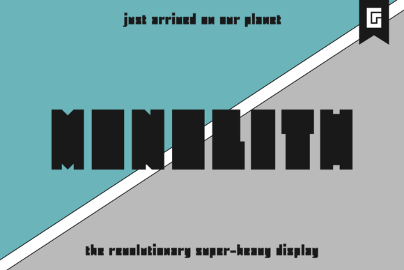 Monolith Pro: A Bold Display Font for Editorial Design