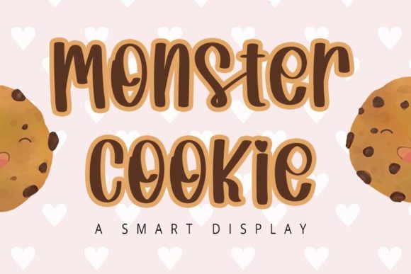 Monster Cookie: A Playful Display Font for Web Design