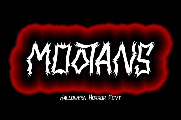 Mootans: A Spooky Display Font That Elevates Halloween Campaigns and Dark-Themed Visuals
