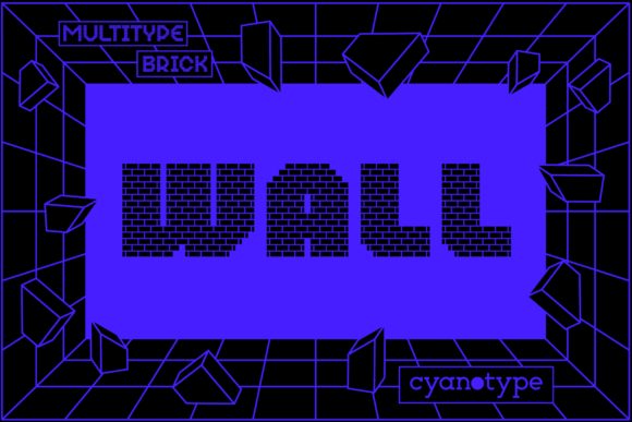 MultiType Brick Wall: A Unique Display Font for Business