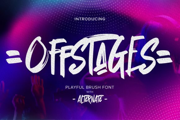 Offstages: A Bold Display Font That Elevates Small Business Branding