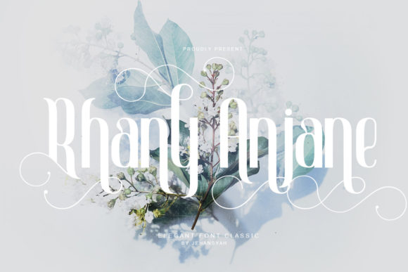 Rhany Anjane: A Unique Display Font for Makers