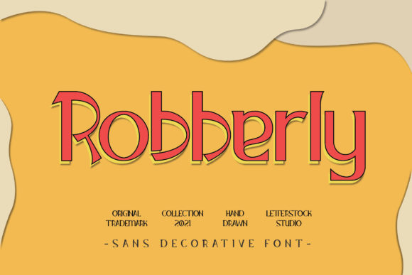 Robberly: A Bold Display Font for Modern Marketers and Designers
