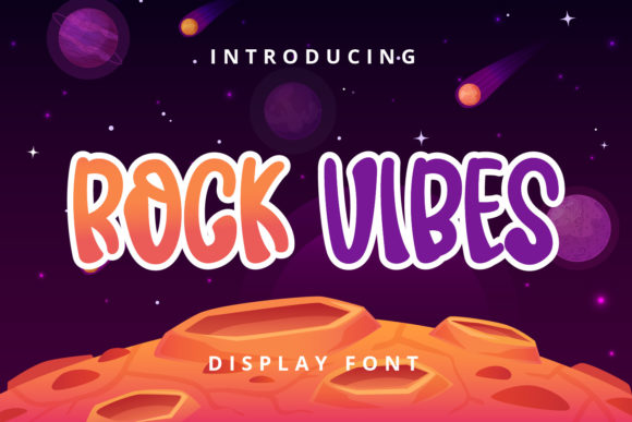 Rock Vibes: A Joyful Display Font for Crafters and Makers