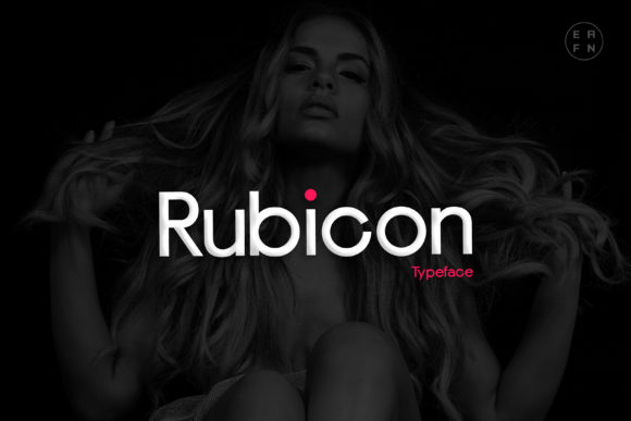 Rubicon: A Modern Display Typeface for Crafters and Product Designers