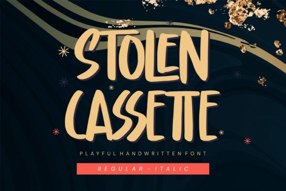 Stolen Cassette: A Playful Display Font for Modern Web Design