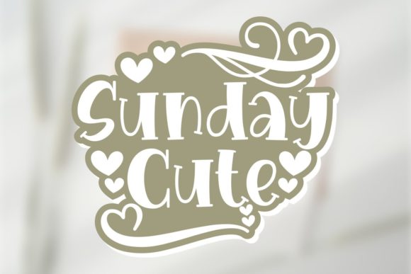 Sunday Cute: A Playful Display Font for Editorial Design