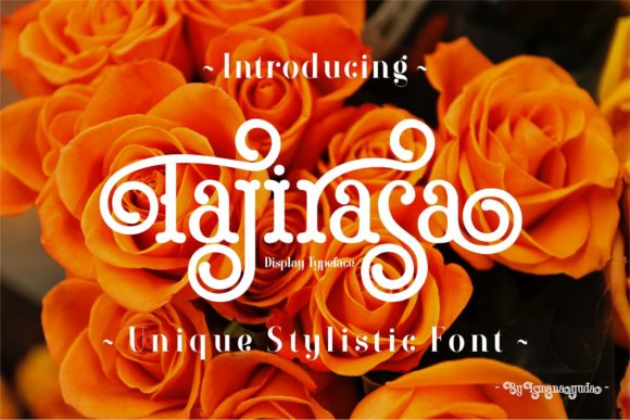 Tajirasa: A Vintage Display Font for Bold Editorial Statements