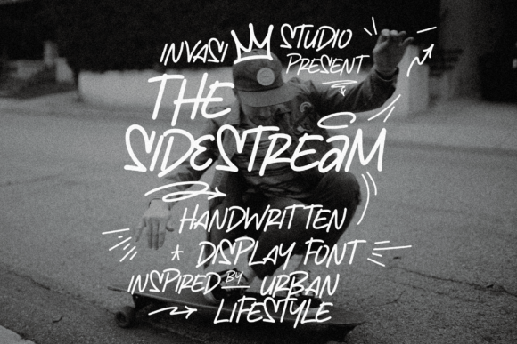 The Sidestream: A Graffiti-Styled Display Font That Brings Street Art to Branding