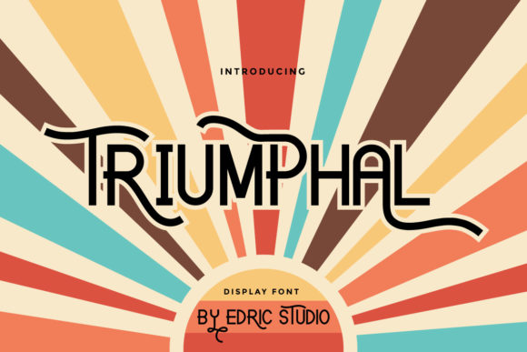 Triumphal: A Bold Display Font for Impactful Marketing Design