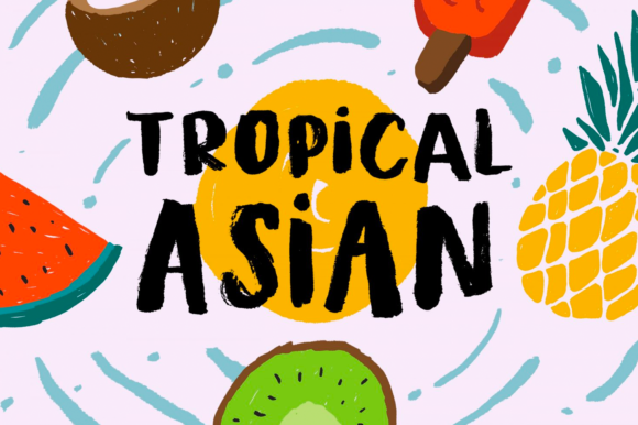 Tropical Asian: A Refreshing Display Font for Modern Web Design Projects