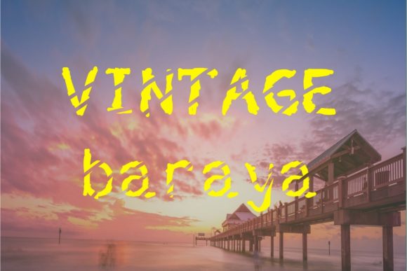 Vintage Baraya: A Modern Script Font for Business Branding