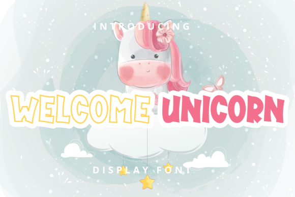 Welcome Unicorn: A Playful Display Font for Bold Branding