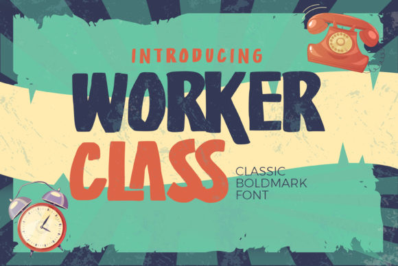 Worker Class: A Bold Display Font for Modern Web Design Projects